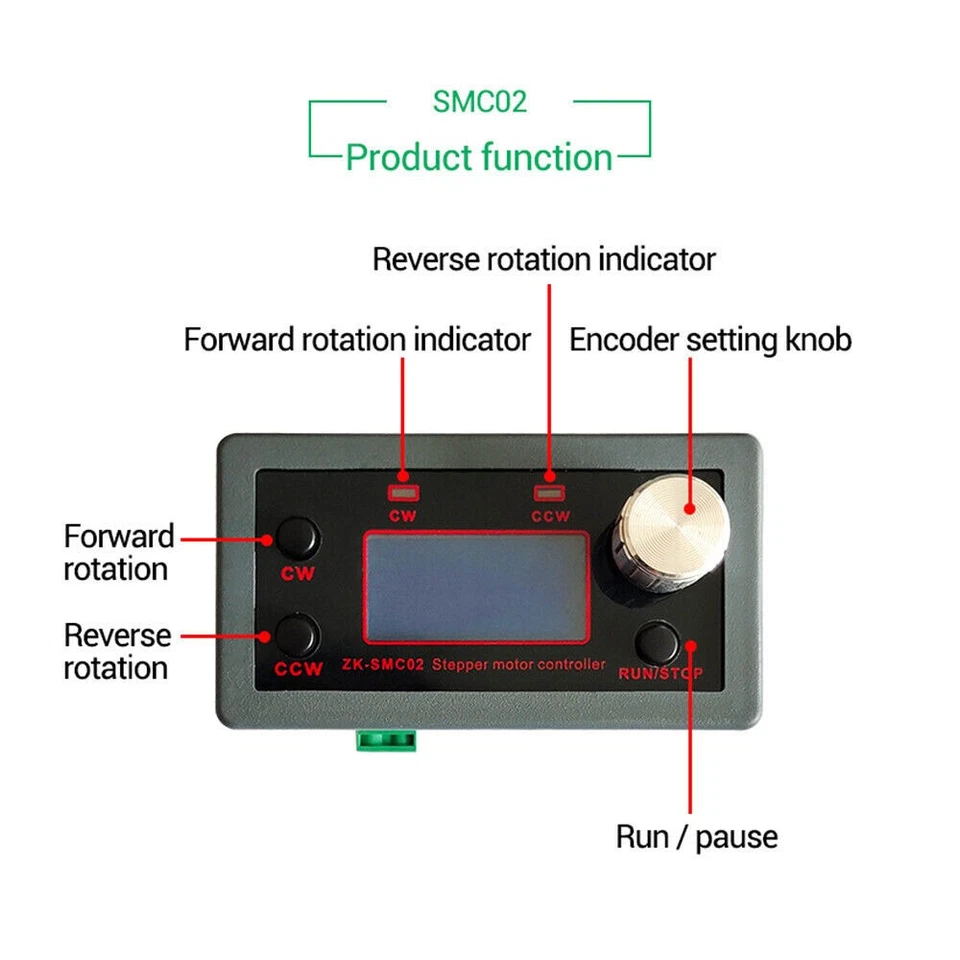 42 57 Stepper Motor Speed Controller Driver DC5-30V Forward Reverse Module Pulse - Image 4 of 4