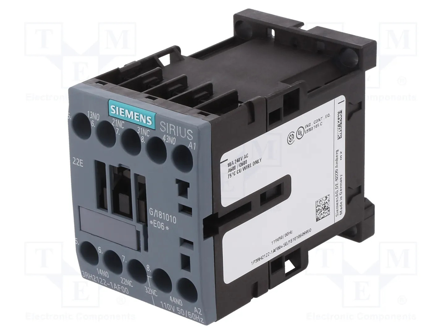 Contattore ausiliario 2Z 2R bobina SIRIUS 3RT 3RH 3RH2122-1AF00 - Immagine 2