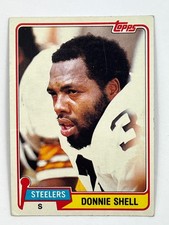 1981 Topps #90 Donnie Shell Pittsburgh Steelers NFL - Free Shipping  ##