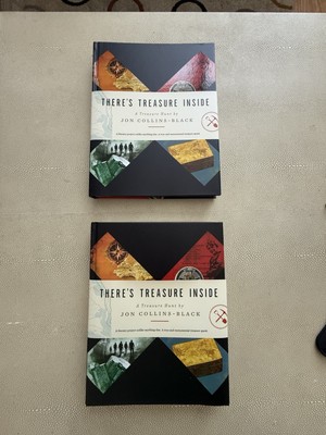 There's Treasure Inside: A Treasure Hunt Jon Collins Hardcover *IN HAND*