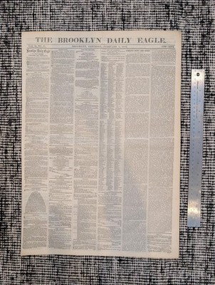 1862 Brooklyn Daily Eagle   List of Letters, Skating Carnival, Foreign, Feb. 1