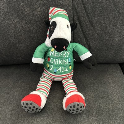 Chik Fil A Cow Merry Chikin 2 All Plush 10'' Christmas