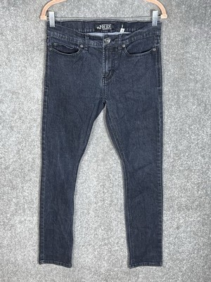 XXX Rude Super Skinny Jeans Mens Size 30x30 Black Stretch Denim 5
