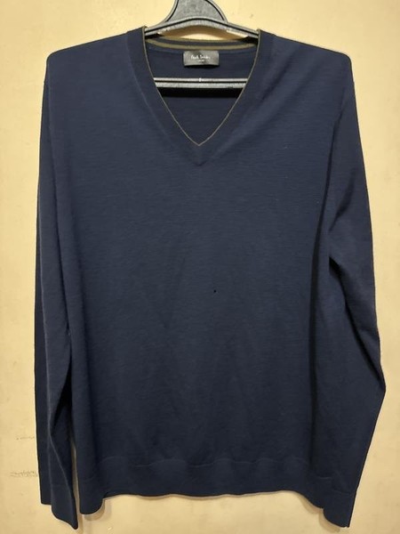 Men Paul Smith Sweater Black Wool 42 / XL