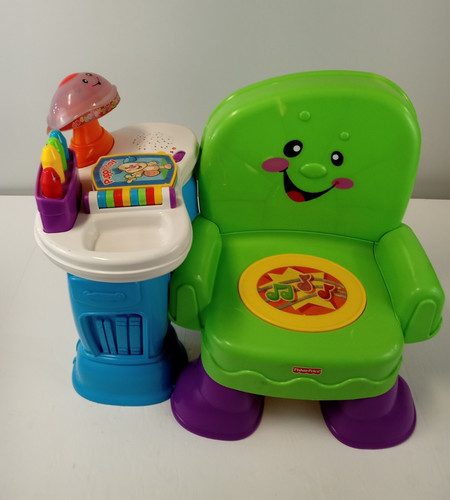 Fisher-Price Laugh & Learn Learning Chair Interactive Toddler Activity Seat Toy
