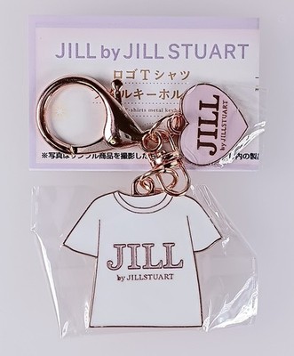 JILL by JILL STUART Logo T-Shirt Metall Schlüsselanhänger Lavendel aus Japan