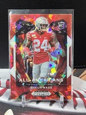 2021 Panini Prizm Draft Picks - All-American Shaun Wade #191 Red Ice Prizm (RC)