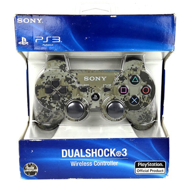 PS3 Dualshock 3 Wireless Controller Factory Sealed Urban Camouflage New (Other)