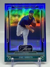 2025 Panini Three and Two - Jake Arrieta, Jake Arrieta #70 Navy Blue /25