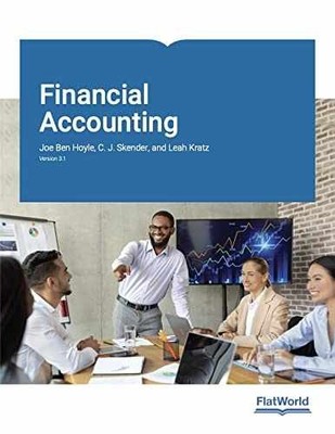 Financial Accounting Version 3.1 - Paperback, by Joe Ben Hoyle - Very Good