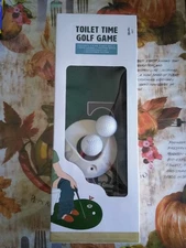 GOLF SET  Callaway 8' Putting Mat  & Toilet Time Game 