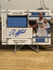 2020-21 National Treasures ARRON AFFLALO Lasting Legacies Patch Auto /99 Nuggets