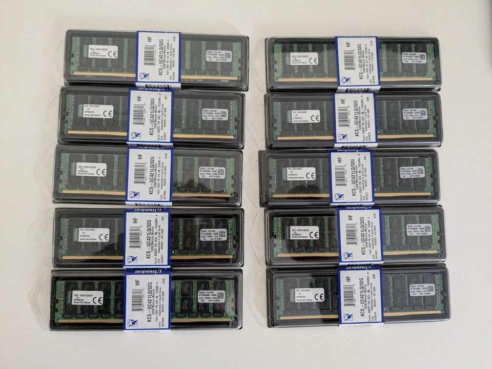 Kingston 32GB 288-Pin DDR4-2133 PC4-17000 ECC 2133MHz LRDIMM Server Memory Ram - Image 1 of 1