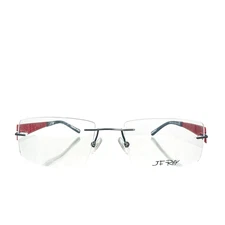 J.F. Rey JF2562 MSRP $459 COLOR 0030 RED BLK NEW FRENCH DESIGNER EYEGLASS FRAMES