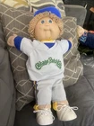 Vintage Early 80's Cabbage Patch Kids Boy Doll With Baseball Suit