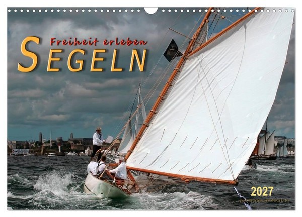 "Calendar 2027 · US Version · Sailing, Experience Freedom (Wall Calendar 2027 17\""-image