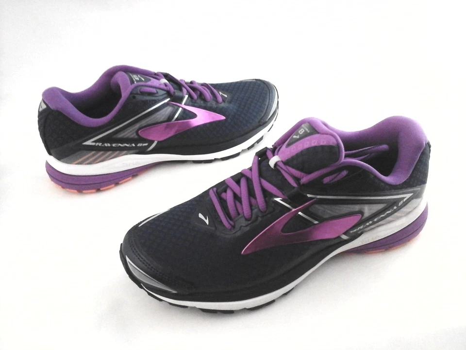 BROOKS Ravenna 8 Road Running Shoes Navy Blue Purple Women's US 6 EU 36.5 New - Image 2 of 4