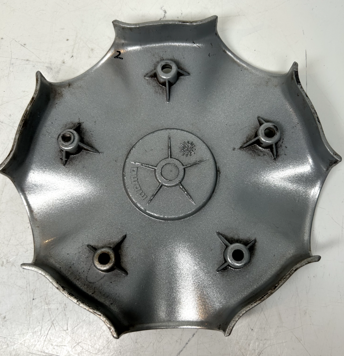 MOMO IDEA Wheel Center Cap Vintage Silver Aluminum Alloy