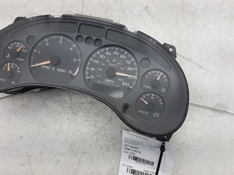 Speedometer US Cluster With Tachometer 00-05 CHEVY BLAZER S10/JIMMY S15 15063199 - Image 4 of 4