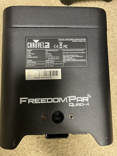(1) Chauvet Freedom Par Quad4 Battery Powered Wireless / RED Color Does NOT Work - Picture 2 of 11