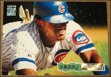 1994 Topps Stadium Club Golden Rainbow Sammy Sosa Baseball Card #80 Chicago Cubs