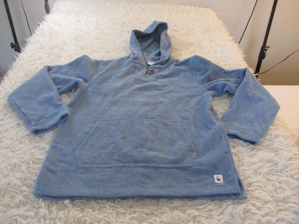 Birdwell Beach Britches Sweatshirt Womens Small Blue terry Cloth Kangaroo  Pocket | eBay