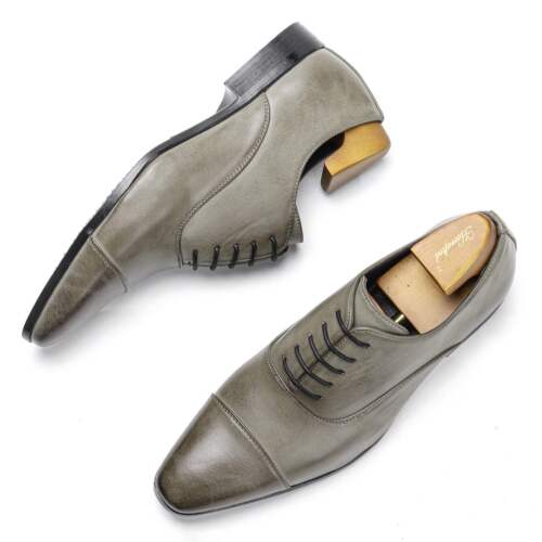 Mens Oxford Business Shoes Pointed Toe Classic Dress Shoes British Retro Style C - Picture 12 of 26