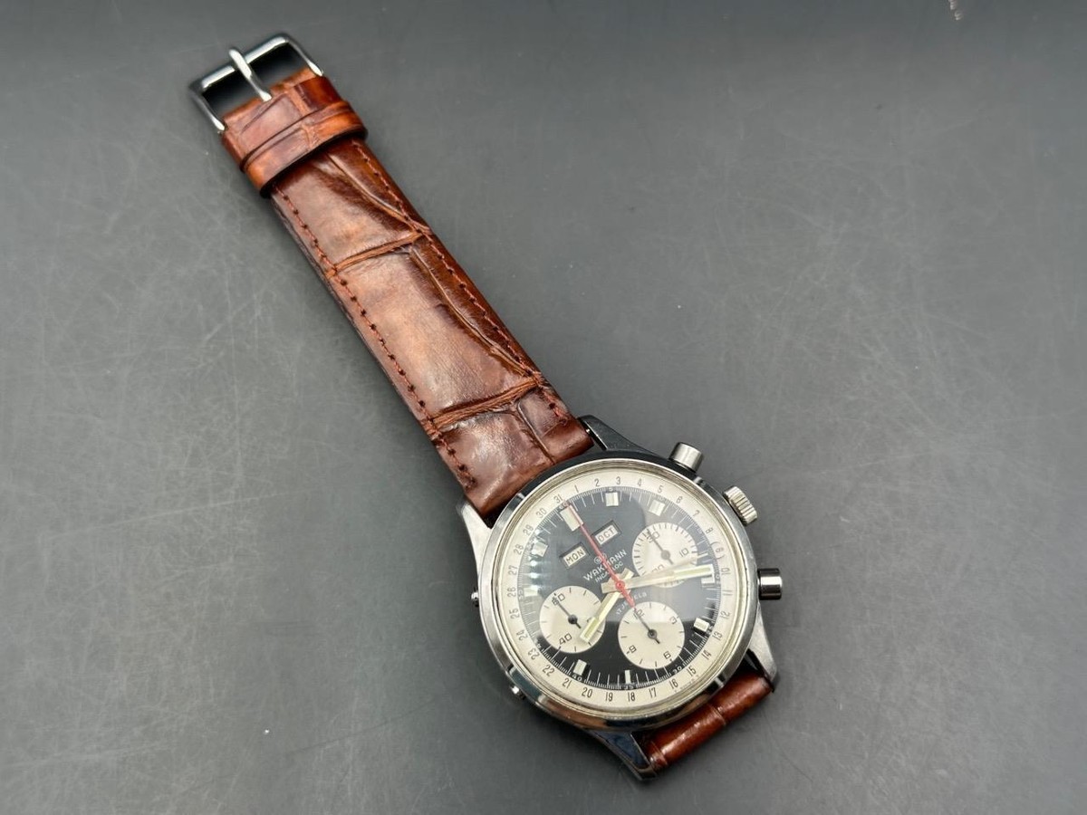 銀座WAKO ヴィンテージコニャック　ピエールジョセフ Vintage 1960s Wakmann ref 73.1307.70 Valjoux cal.730 Chronograph