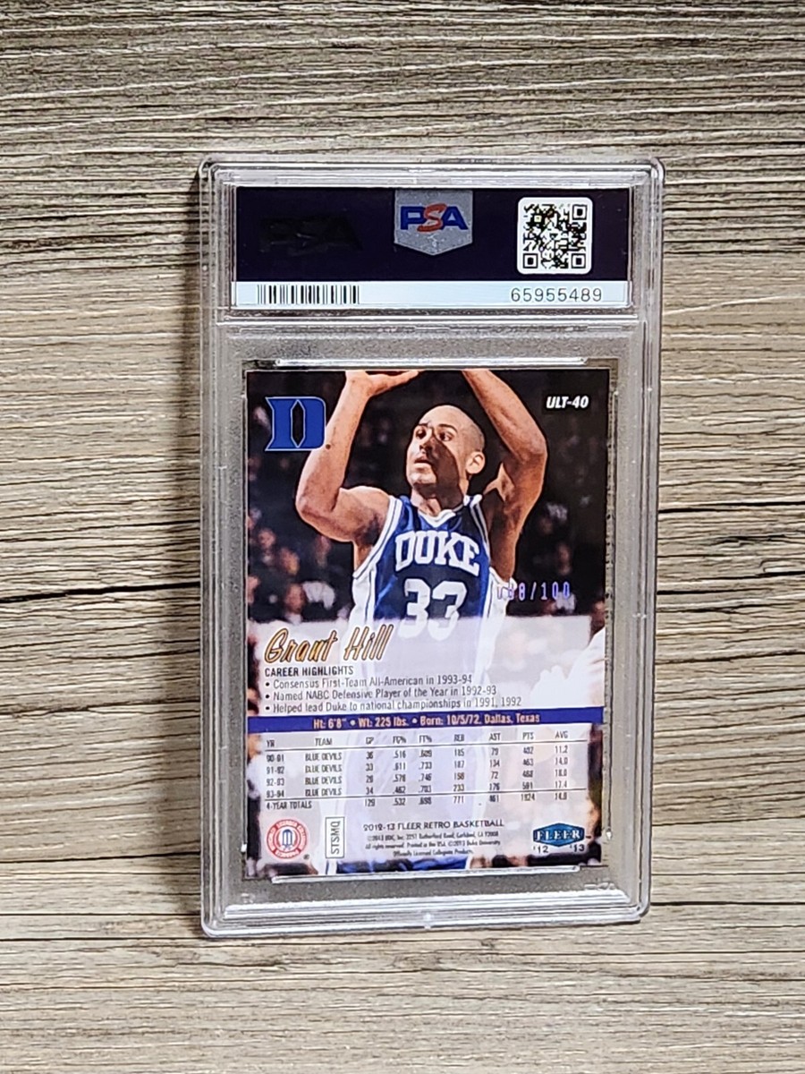 その他 96-97 Ultra Platinum Edition Grant Hill 1996-97 Fleer Ultra - Grant Hill #P-33 Platinum Medallion