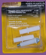 Prime-Line Bi-Fold Door Top/Bottom Pivot & Guide Set 3/8" Diameter Hole N 7269