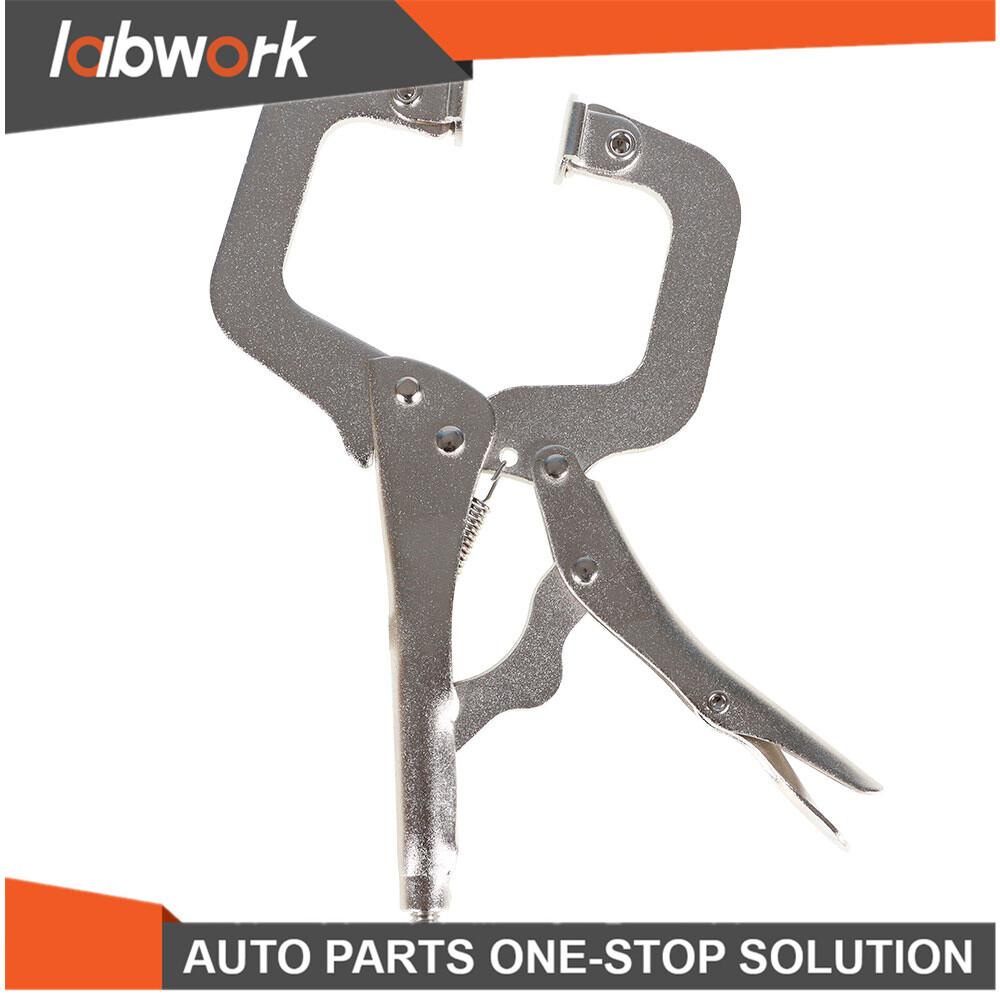 Labwork CClamp Locking Pliers Adjustable Swivel Pad Locking 5 Pack 6