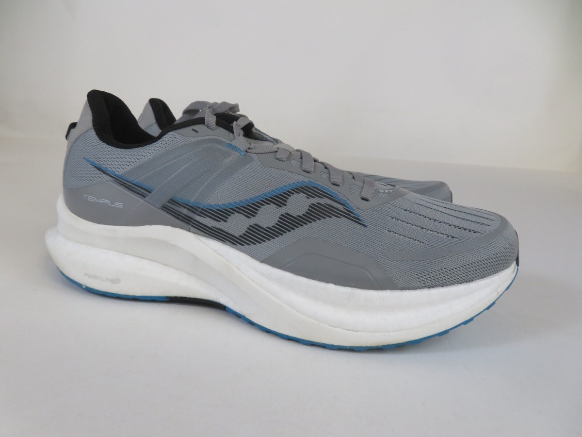 Saucony Tempus Men\'s Running Shoes Gray Blue Saucony Tempus Running Shoes in Alloy Grey Topaz Blue Men main image 2