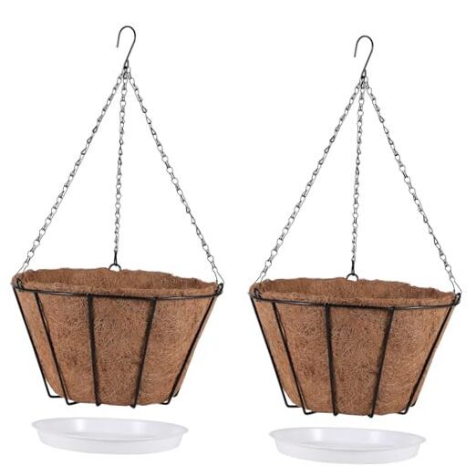 Hanging Baskets for Plants Outdoor,Hanging Planter,Large Hanging 14 Inch