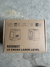 Acegmet L9 Cross Laser Level , USB Charging