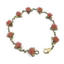 MICHAEL MICHAUD Red Rose Bracelet #7294