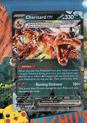 Charizard ex 125/197 in Portuguese Obsidian Flames Pokémon TCG