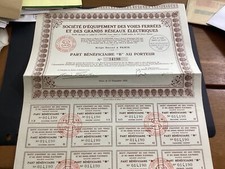 ICOLLECTZONE France 1935 Electronics 14190 Stock Certificate (B300)