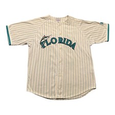 97 World Series Bobby Bonilla 24 Florida Marlins Authentic Starter Jersey 48 XL