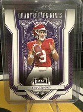 Bryce Young, 2023 Leaf Draft, Rookie, Quarterback Kings Purple, Crimson Tide