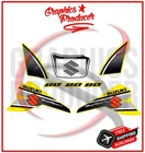 Suzuki LT80 LT 80 LT80 Decals Redesign Yellow Sticker  Graphics Premium Vinyl