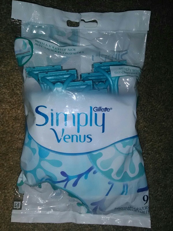 Gillette Simply Venus Razors * 9 Ct. Pack! Touch of Aloe (Brand New!)