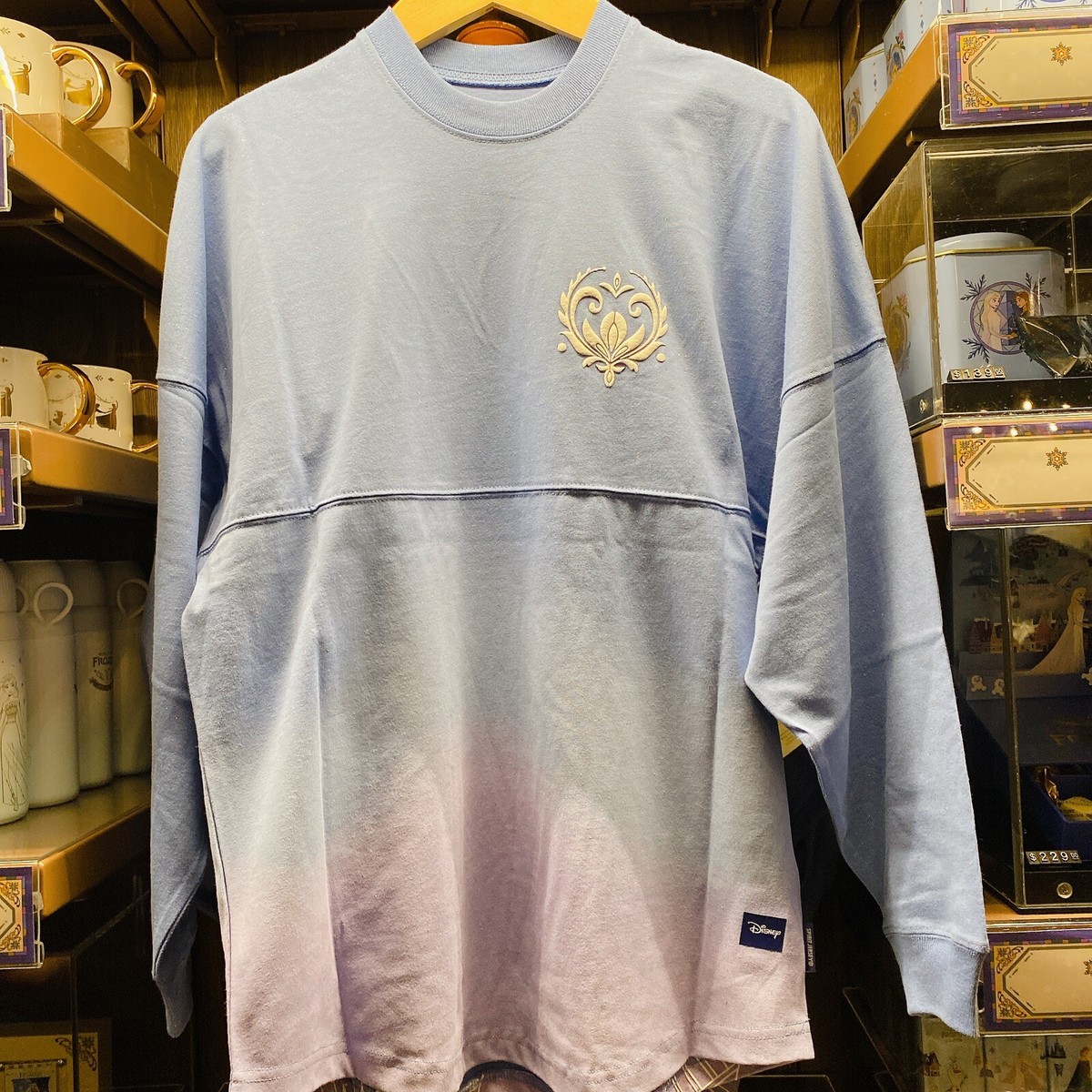 ☆Disneyland限定☆男女兼用 Spirit Jersey ライトグレー Hong Kong Disneyland Exclusive Spirit Jersey World Of Frozen