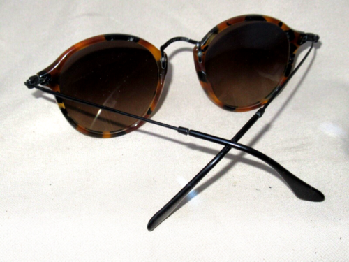 Ray Ban Sunglasses & Case Round Mirror Lens Tortoise Shell Frame RB2447 1157/9U - Picture 16 of 17