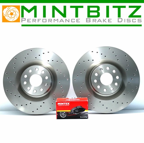 VW GOLF 2.0 R MK6 AUDI S3 SEAT LEON CUPRA R FRONT REAR BRAKE DISCS MINTEX PADS - Picture 2 of 6