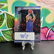 Michael Porter Jr 2021-22 Contenders Optic Perennial Prizm Autograph #d /99