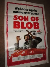 SON OF BLOB original MOVIE POSTER > 1972 horror 1970's b