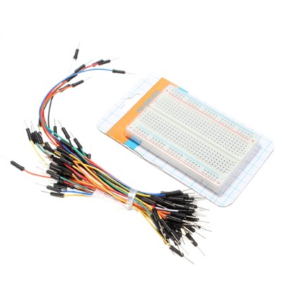 400 Kontakte Steckboard Steckbrett Breadboard + Jumper Wire Kabel Set