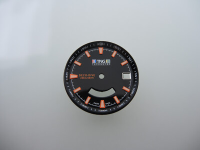 TNG Zifferblatt GMT Deco-Dive 200m, watch dial, Swiss Made