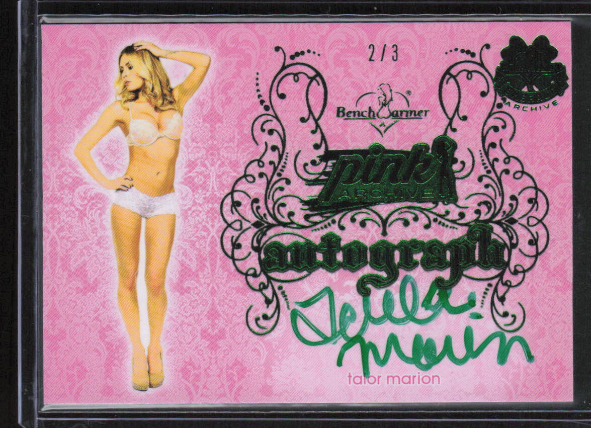 Talor Marion 2023 Benchwarmer Emerald Archive 2015 Pink Archive Auto Green #2/3
