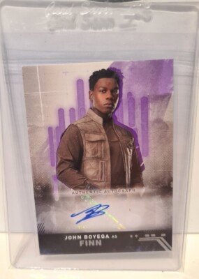 topps star wars  FINN autograph J.Boyega /25 